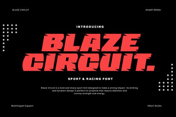 Blaze Circuit Font Review: Speed, Style, and Download Guide