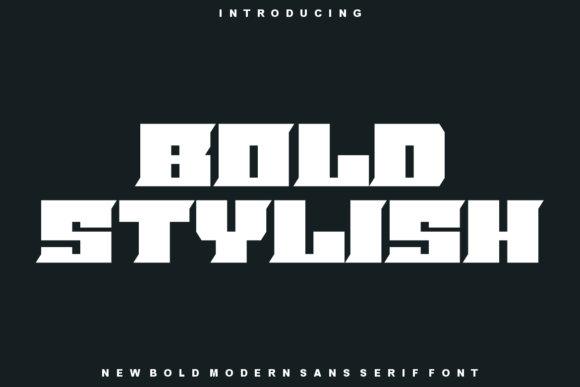 Bold Stylish: A Modern Display Font for Editorial Impact