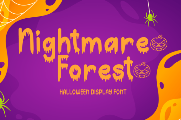 Branding with Nightmare Forest: A Spooky Display Font Review
