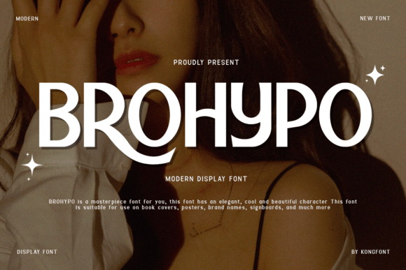 Brohypo Display Font for Bold Web Typography