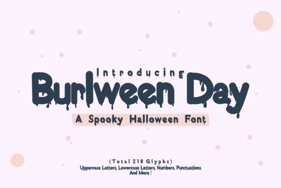 Burlween Day Font Review
