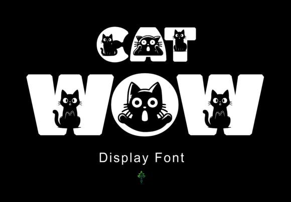 Catwow Display Font for Handmade Branding