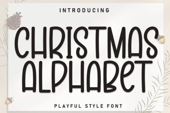 Christmas Alphabet Font Review