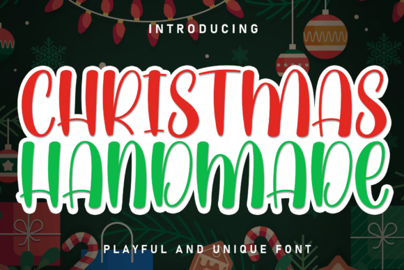 Christmas Handmade Font for Elegant Branding