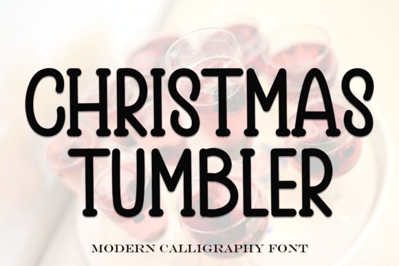 Christmas Tumbler: A Warm Handwritten Font for Festive Editorial Design