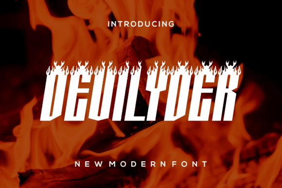 Devilyder: A Bold Display Font for Editorial Impact