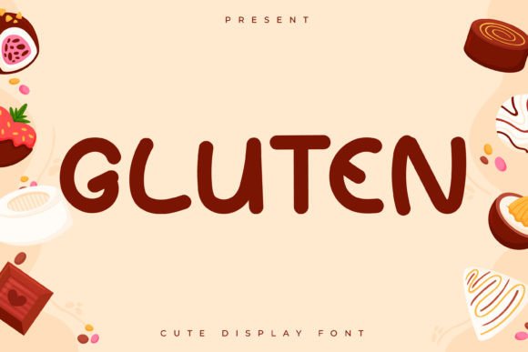 Gluten Font for Web Design