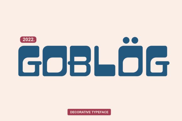 Goblog Font: The Display Typeface for Modern Branding