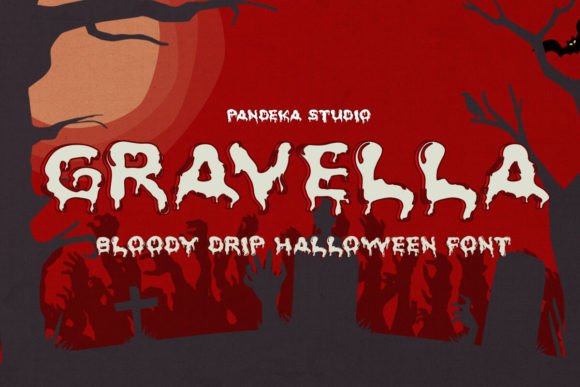 Gravella: The Spooky Display Font for Makers