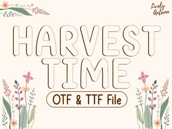 Harvest Time Font: A Bold Choice for Editorial Design
