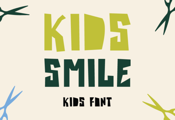 Kids Smile Font for Creative Design