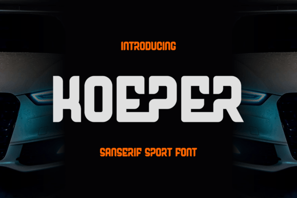 Koeper: A Modern Display Font for Bold Web Design