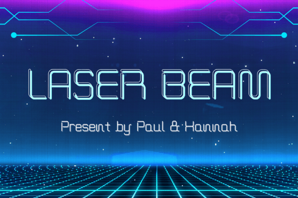 Laser Beam Font: Bold & Stylish