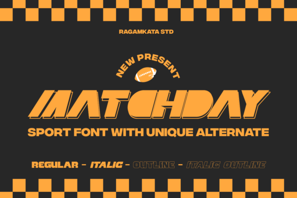 Matchday: A Sports Font for Bold Design