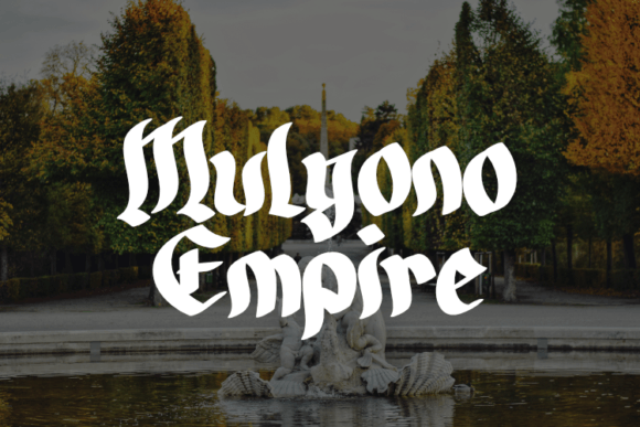 Mulyono Empire Font