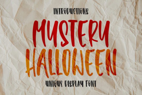 Mystery Halloween Font Review