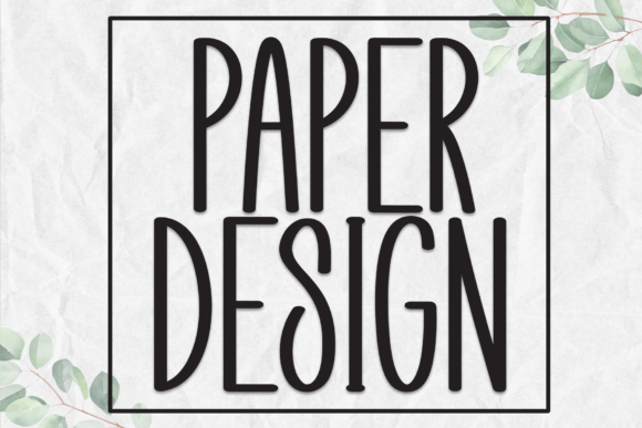 Paper Design: A Tall Display Font for Editorial Headlines