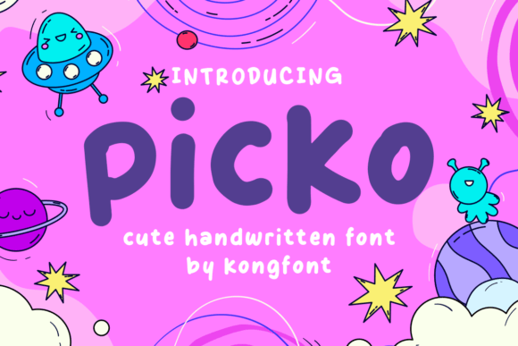 Picko Typeface Review: A Playful Display Font for Kids Campaigns