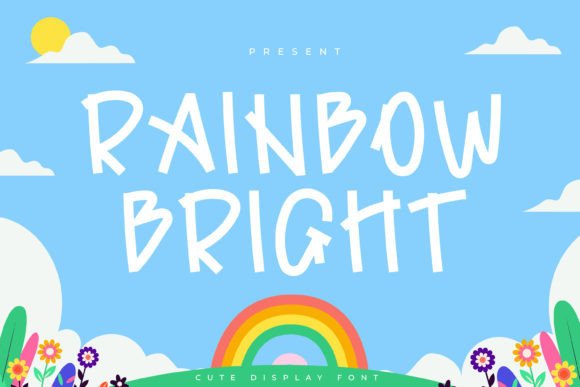 Rainbow Bright Font for Creative Projects