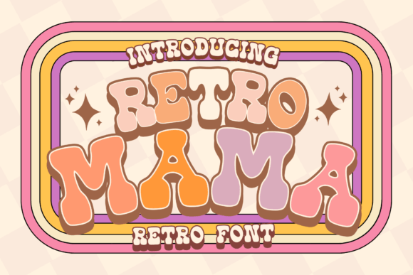Retro Mama: A Groovy Display Font for Modern Web Design