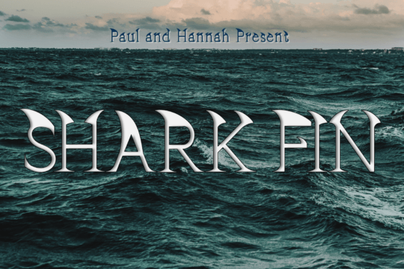 Shark Fin Font: Bold Display Type for Crafters