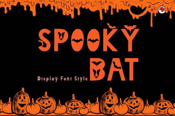 Spooky Bat: The Perfect Horror Display Font for Halloween Crafts