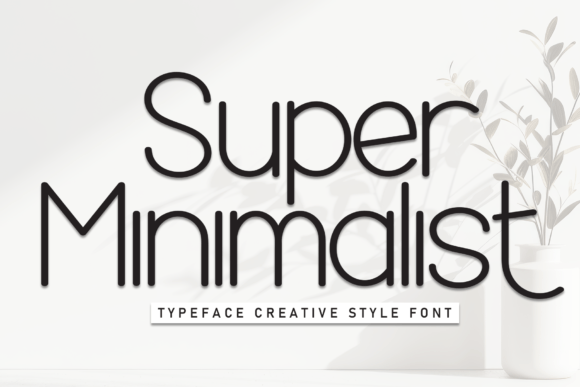 Super Minimalist Font for Creative Projects