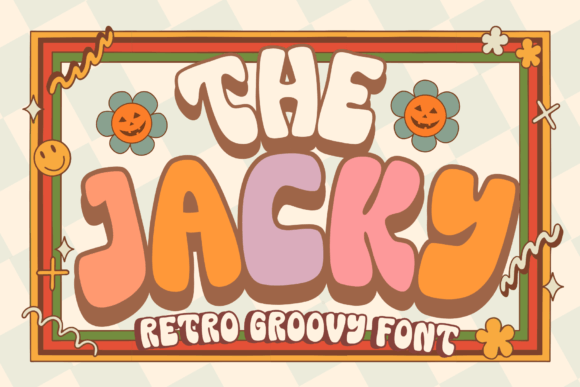 The Jacky: A Retro Groovy Typeface for Modern Editorial Design