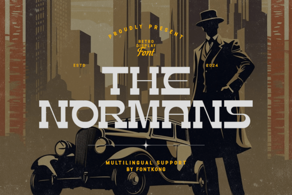 The Normans: A Bold Display Typeface for Editorial Impact