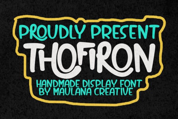 Thofiron: A Playful Display Font for Social Campaigns
