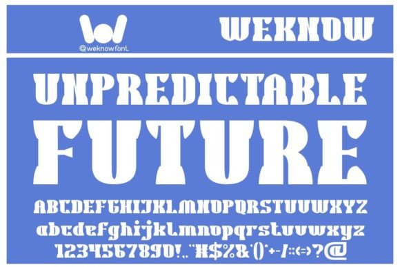 Unpredictable Future Font Review